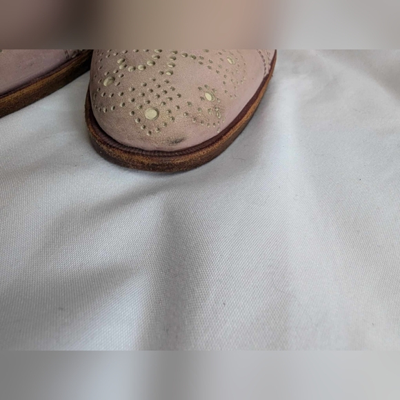 Fluevog Gateway Brandenburg pink brogue real leather size 5 - Picture 5 of 10